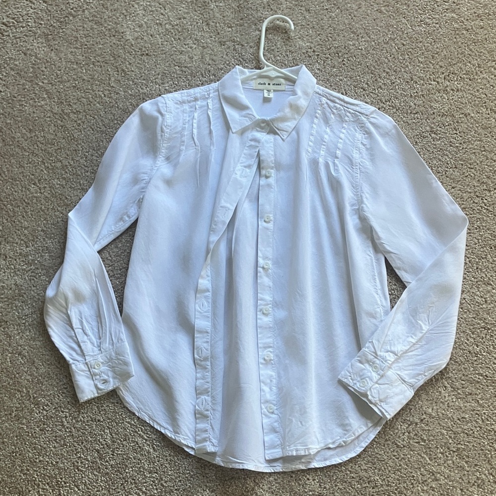 Cloth and stone White Button Down Shirt NWT